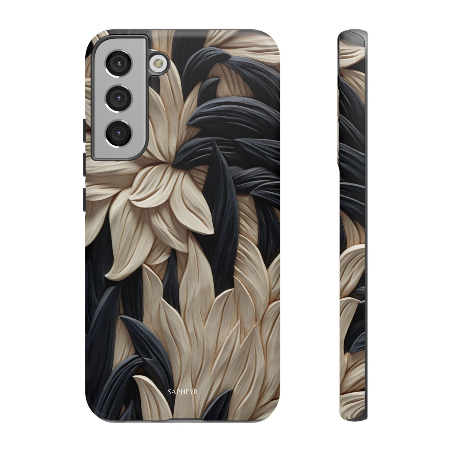 Wildflowers in Ebony - Matte