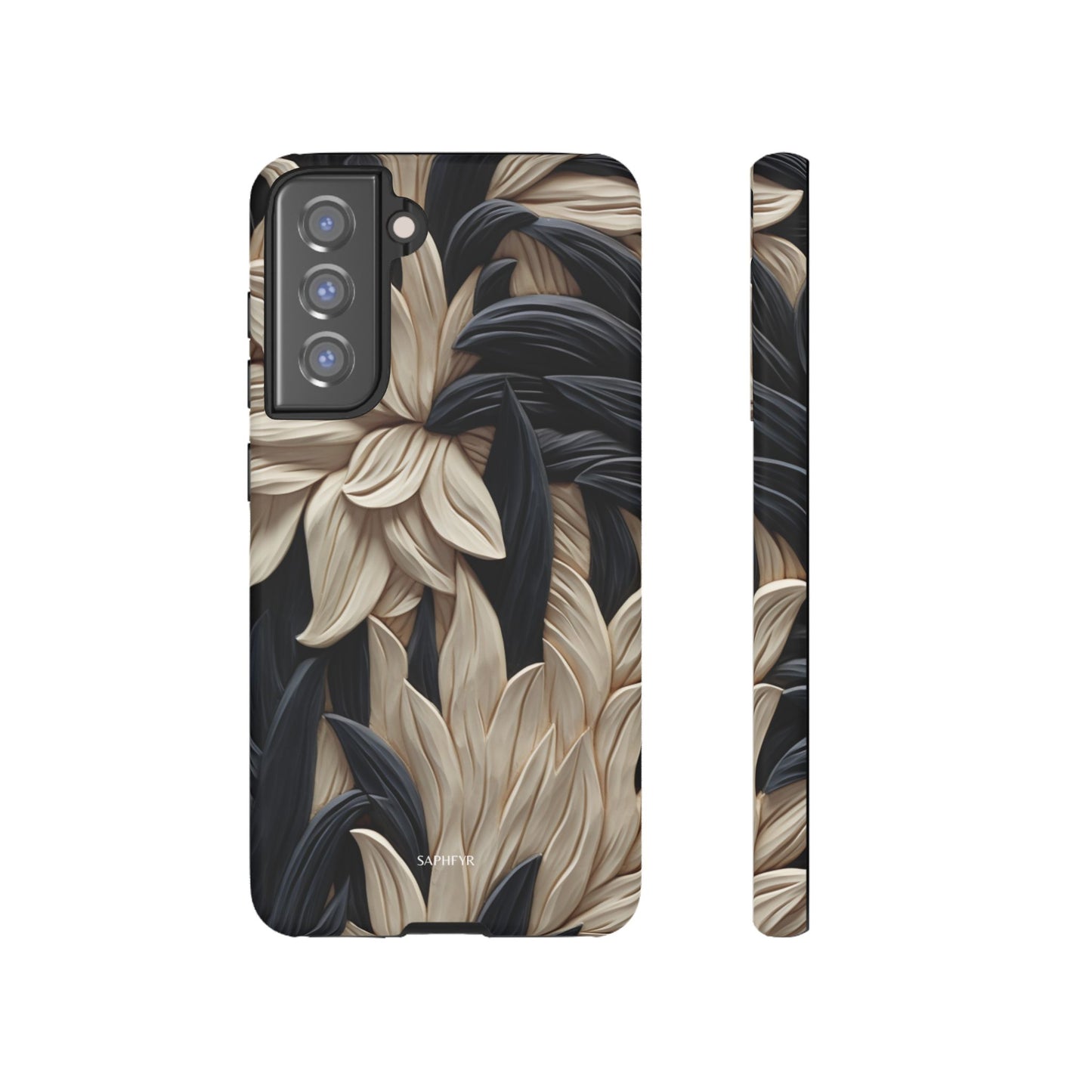 Wildflowers in Ebony - Matte