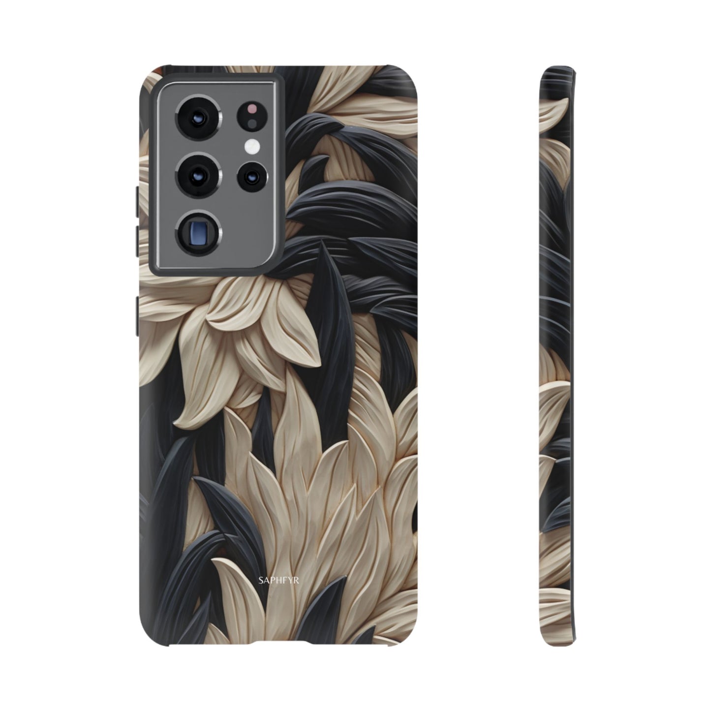 Wildflowers in Ebony - Matte