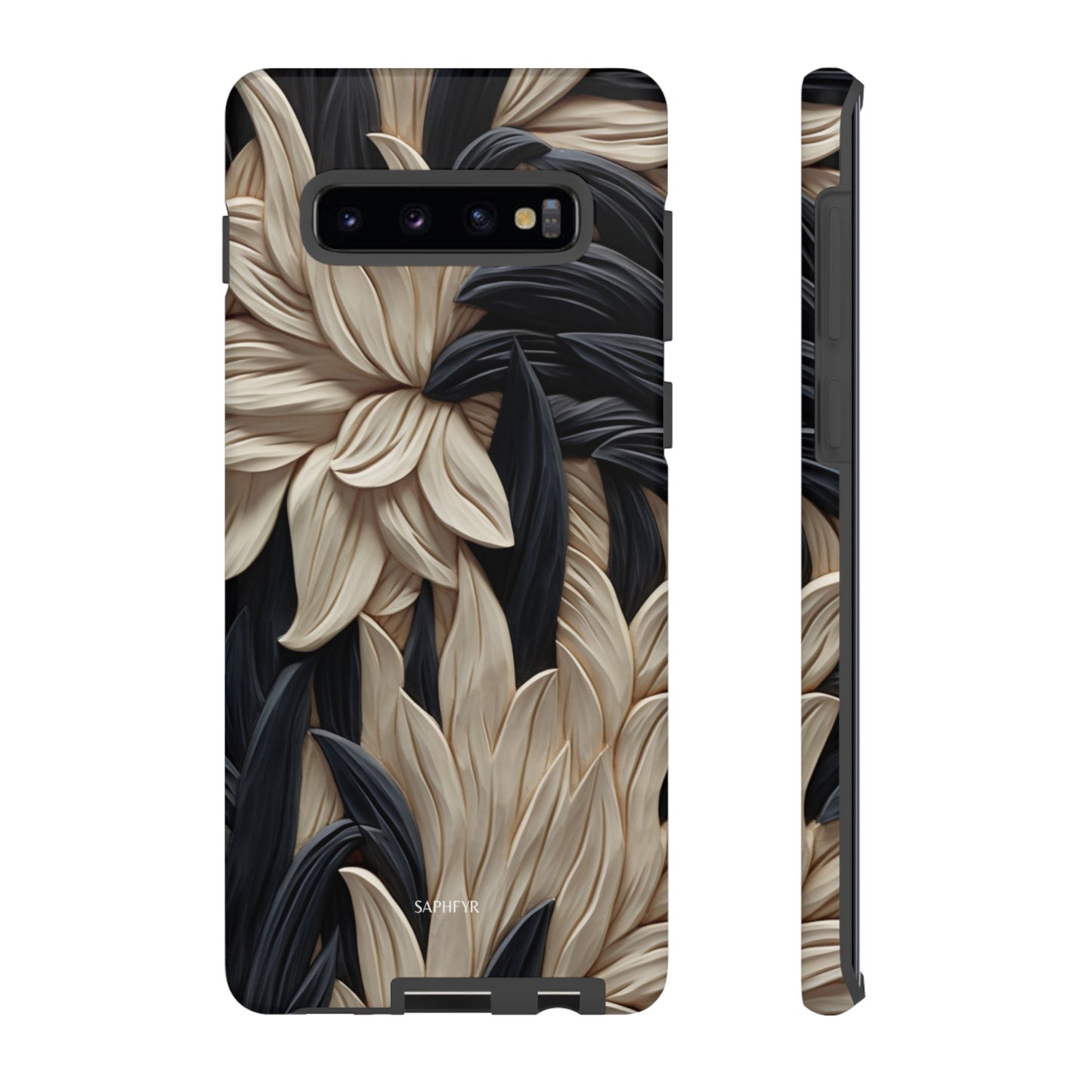 Wildflowers in Ebony - Matte