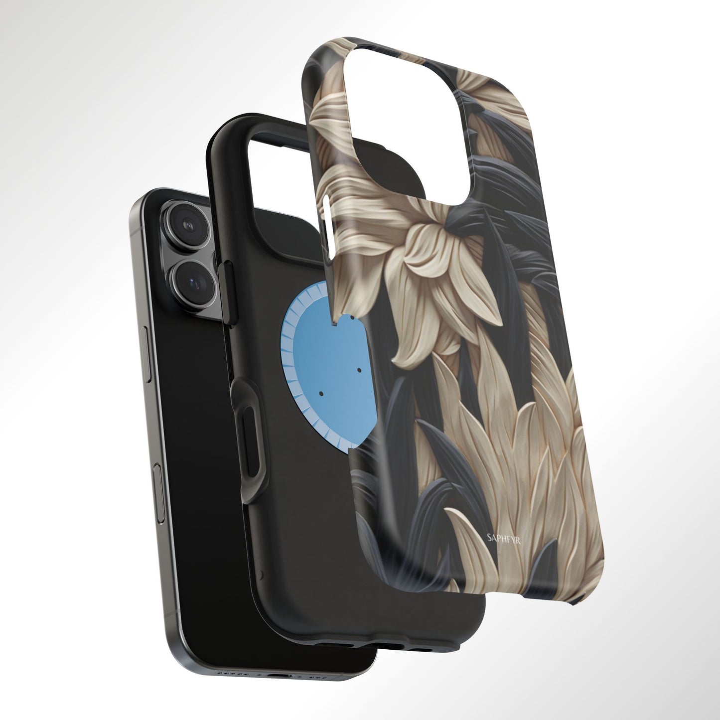 Wildflowers in Ebony - Matte- MagSafe
