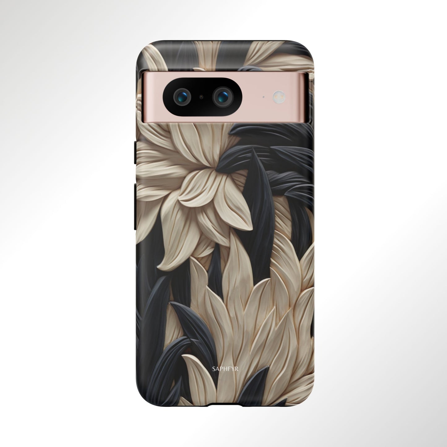 Wildflowers in Ebony - Matte