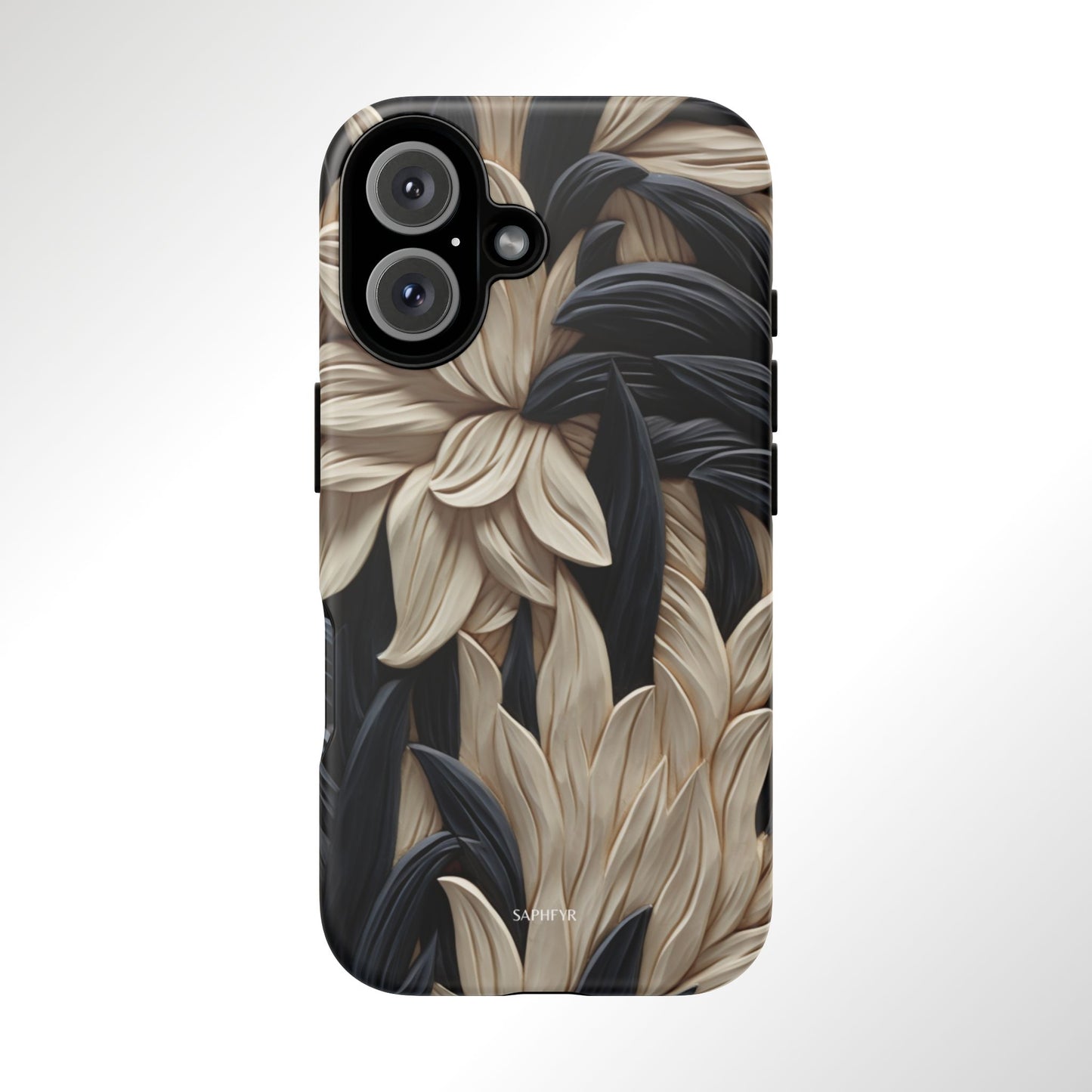 Wildflowers in Ebony - Matte
