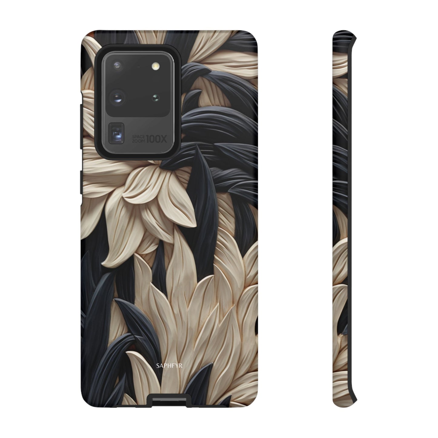 Wildflowers in Ebony - Matte