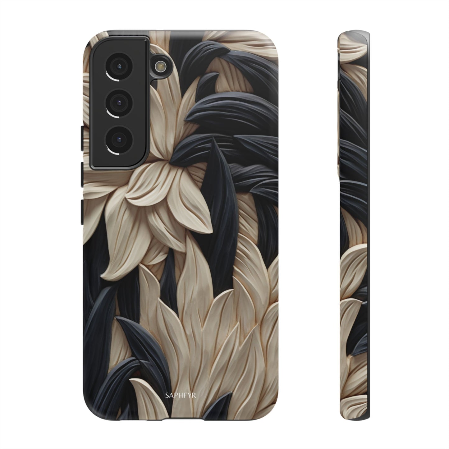 Wildflowers in Ebony - Matte