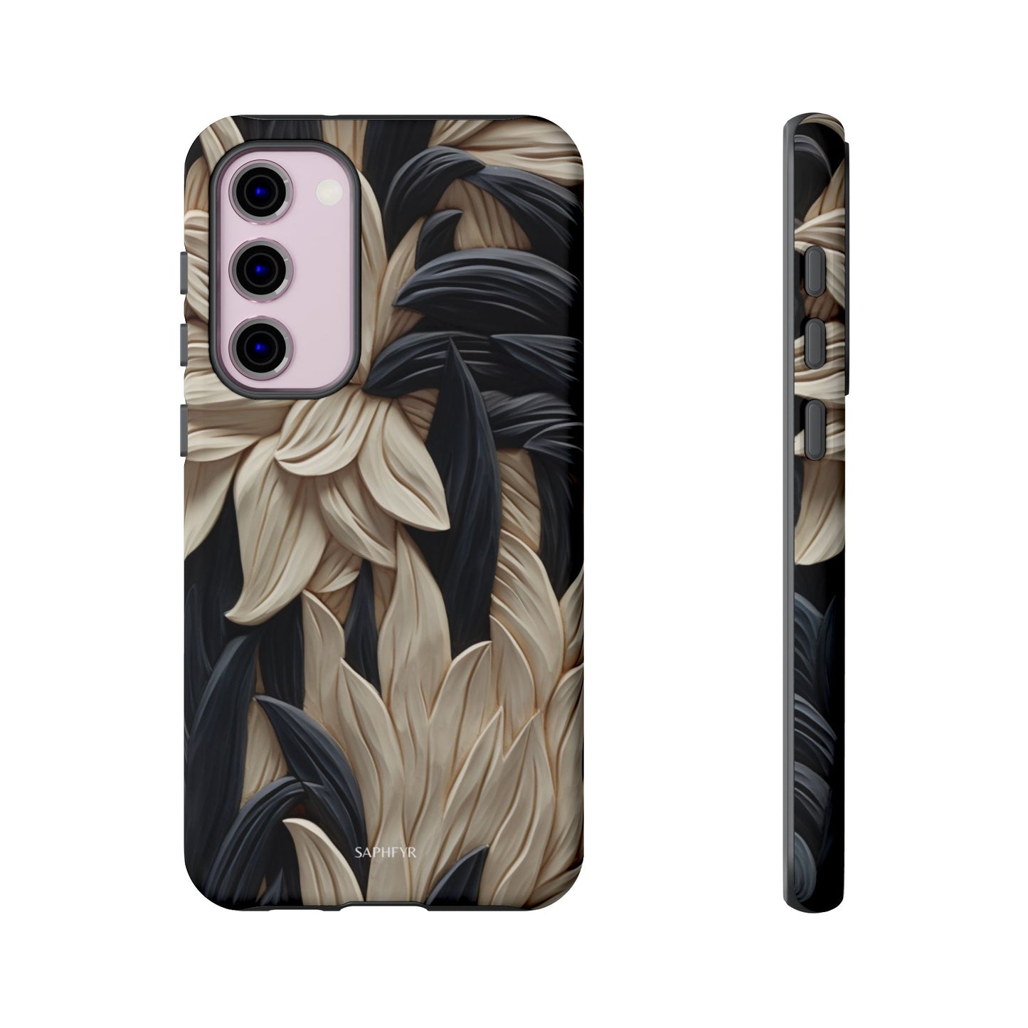 Wildflowers in Ebony - Matte