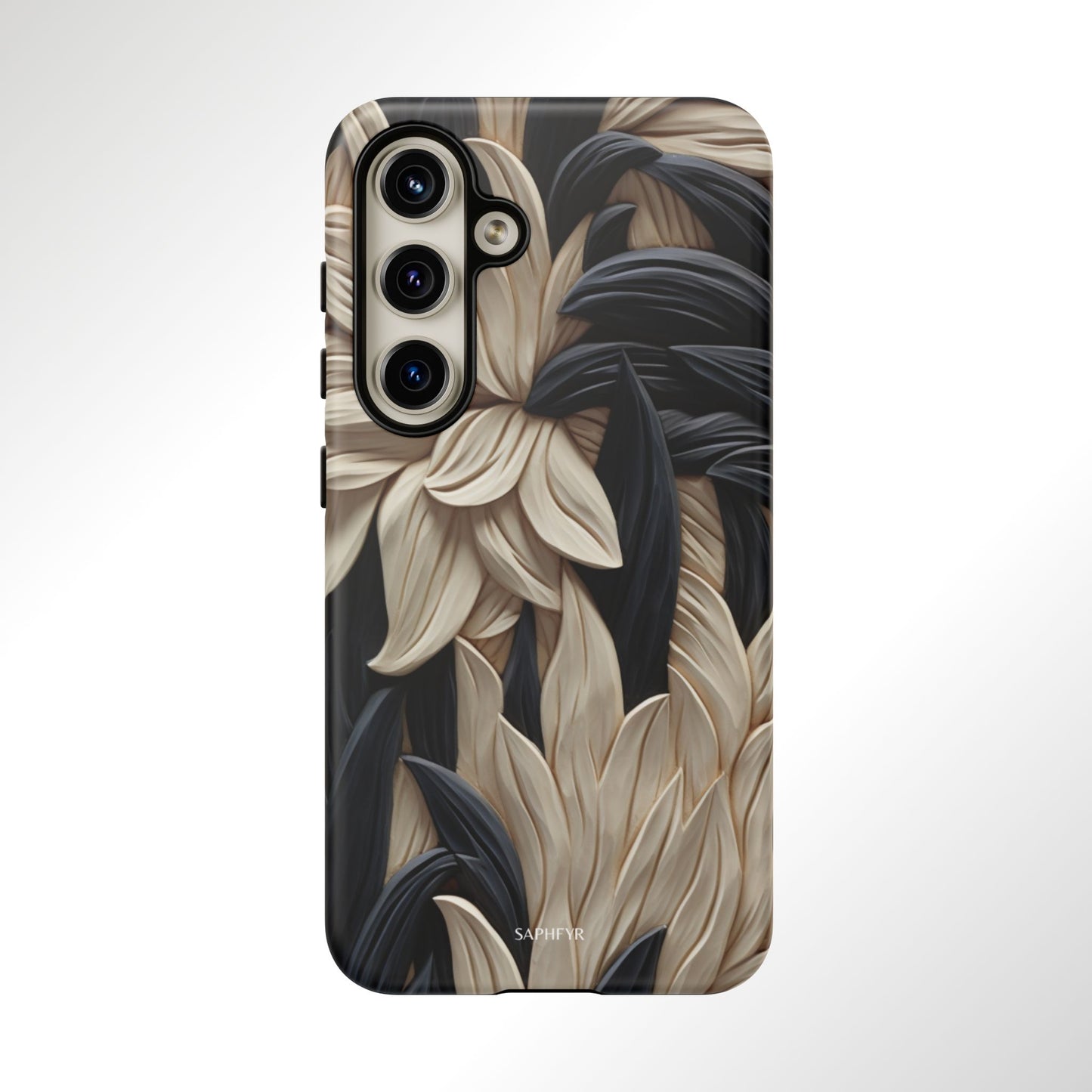 Wildflowers in Ebony - Matte