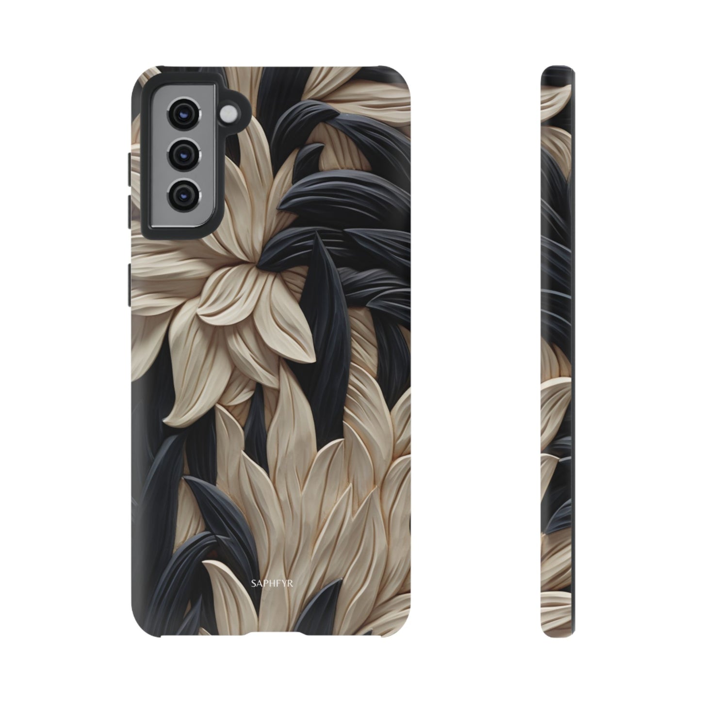 Wildflowers in Ebony - Matte