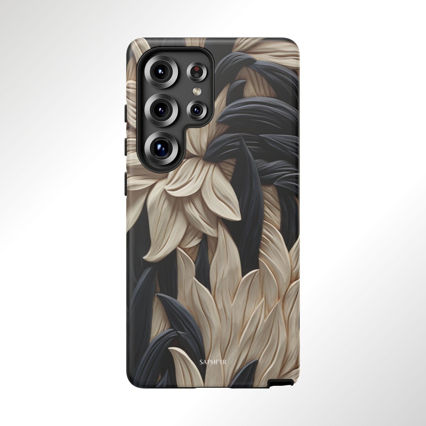 Wildflowers in Ebony - Matte