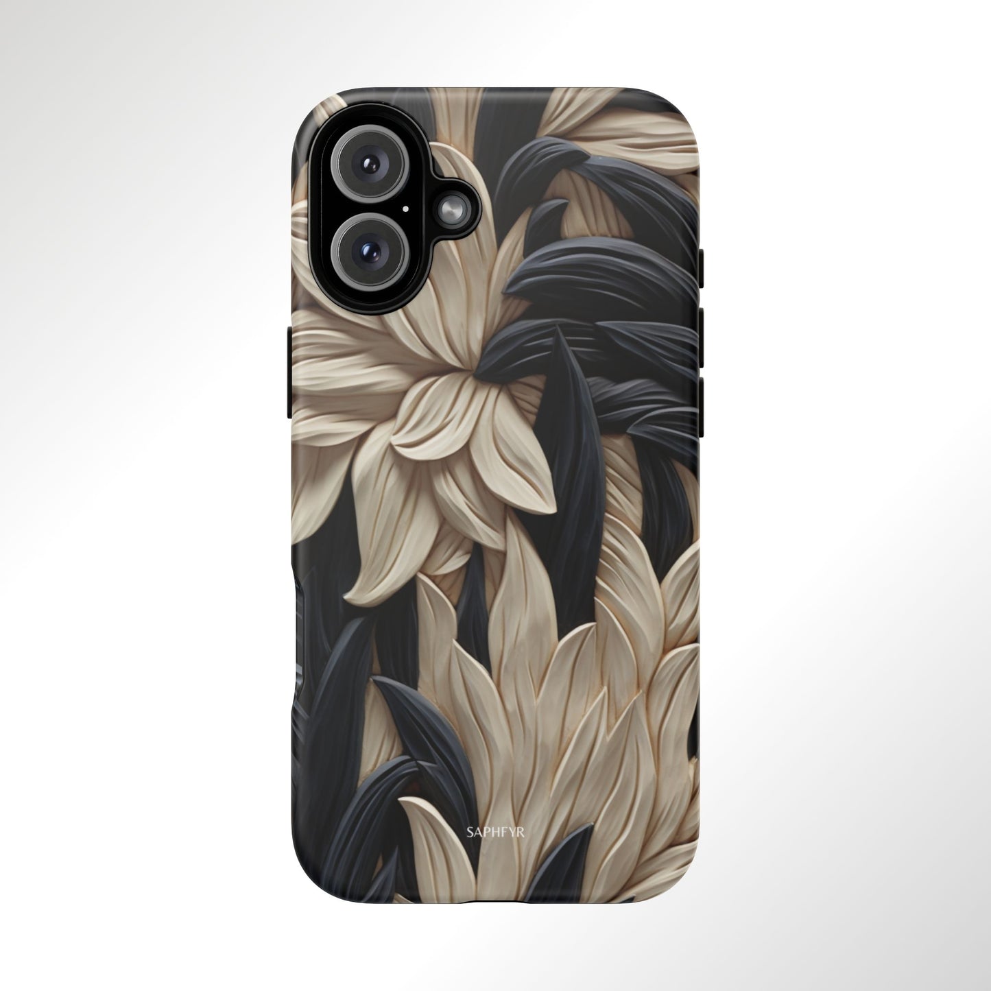Wildflowers in Ebony - Matte