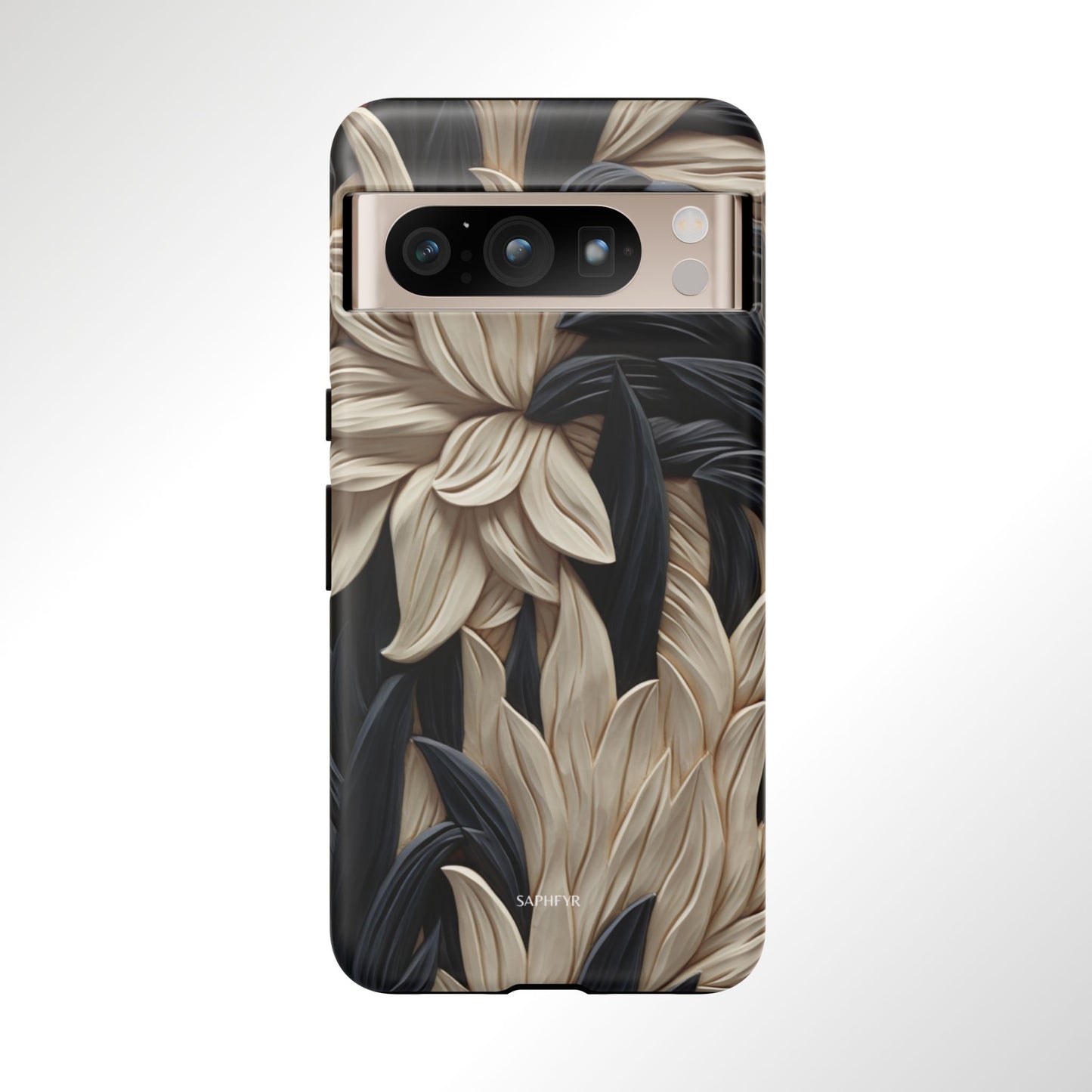 Wildflowers in Ebony - Matte