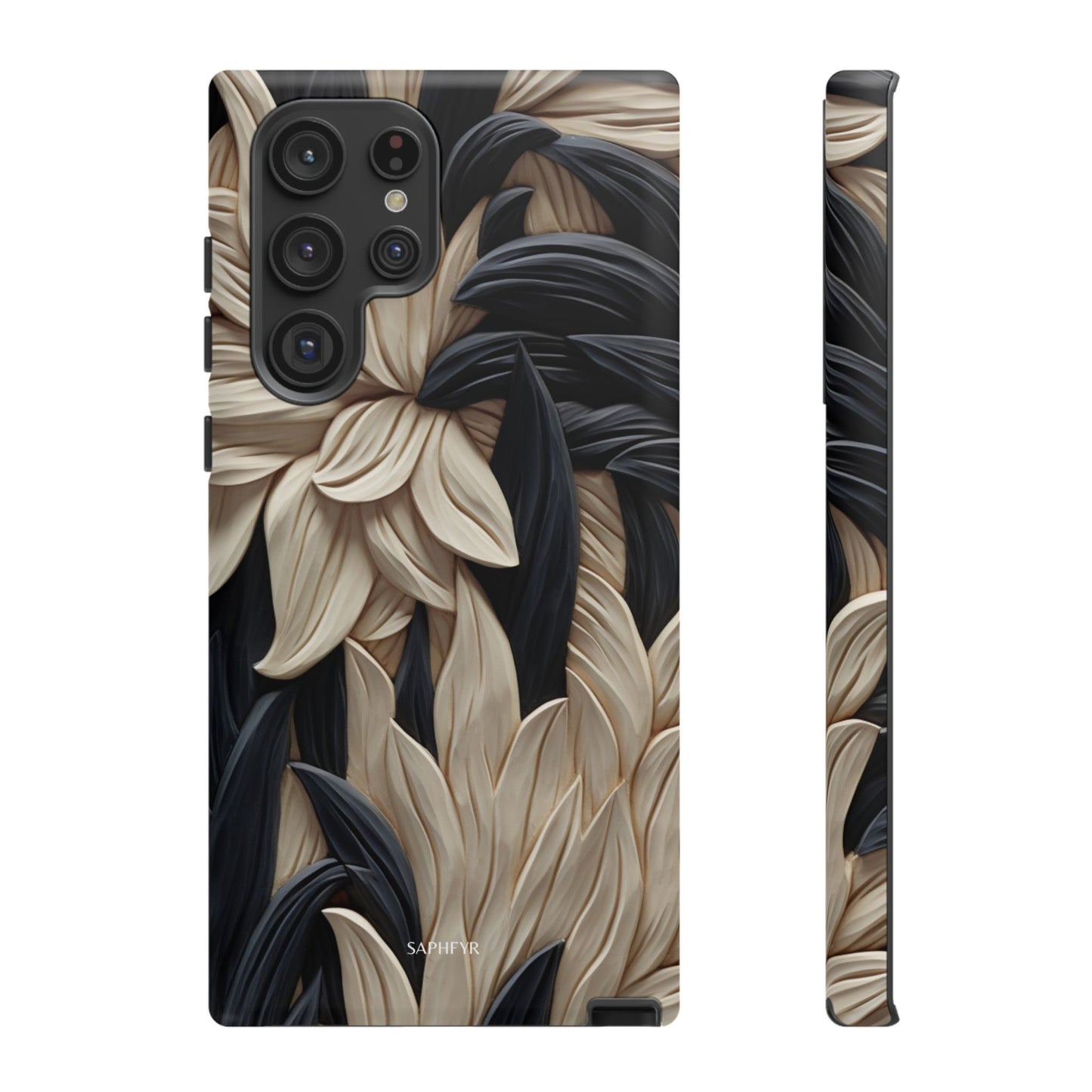 Wildflowers in Ebony - Matte