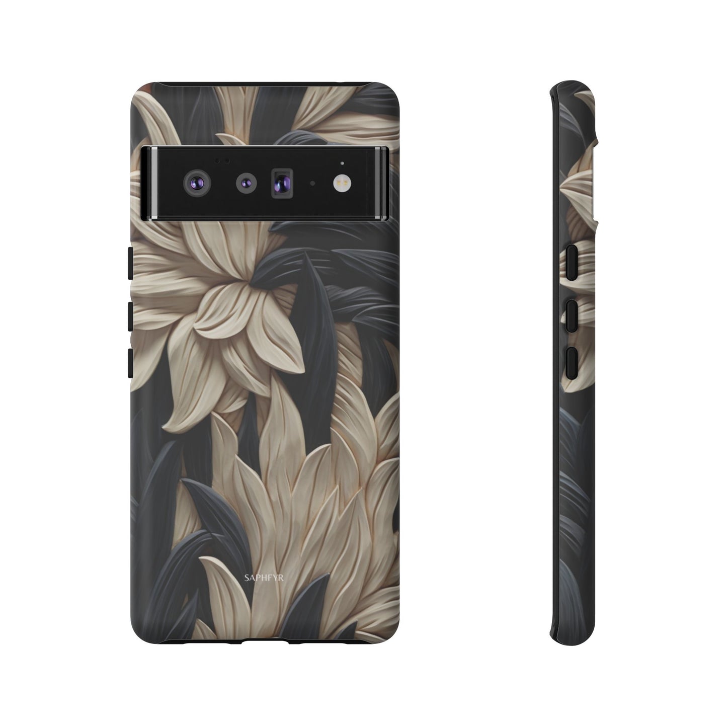 Wildflowers in Ebony - Matte