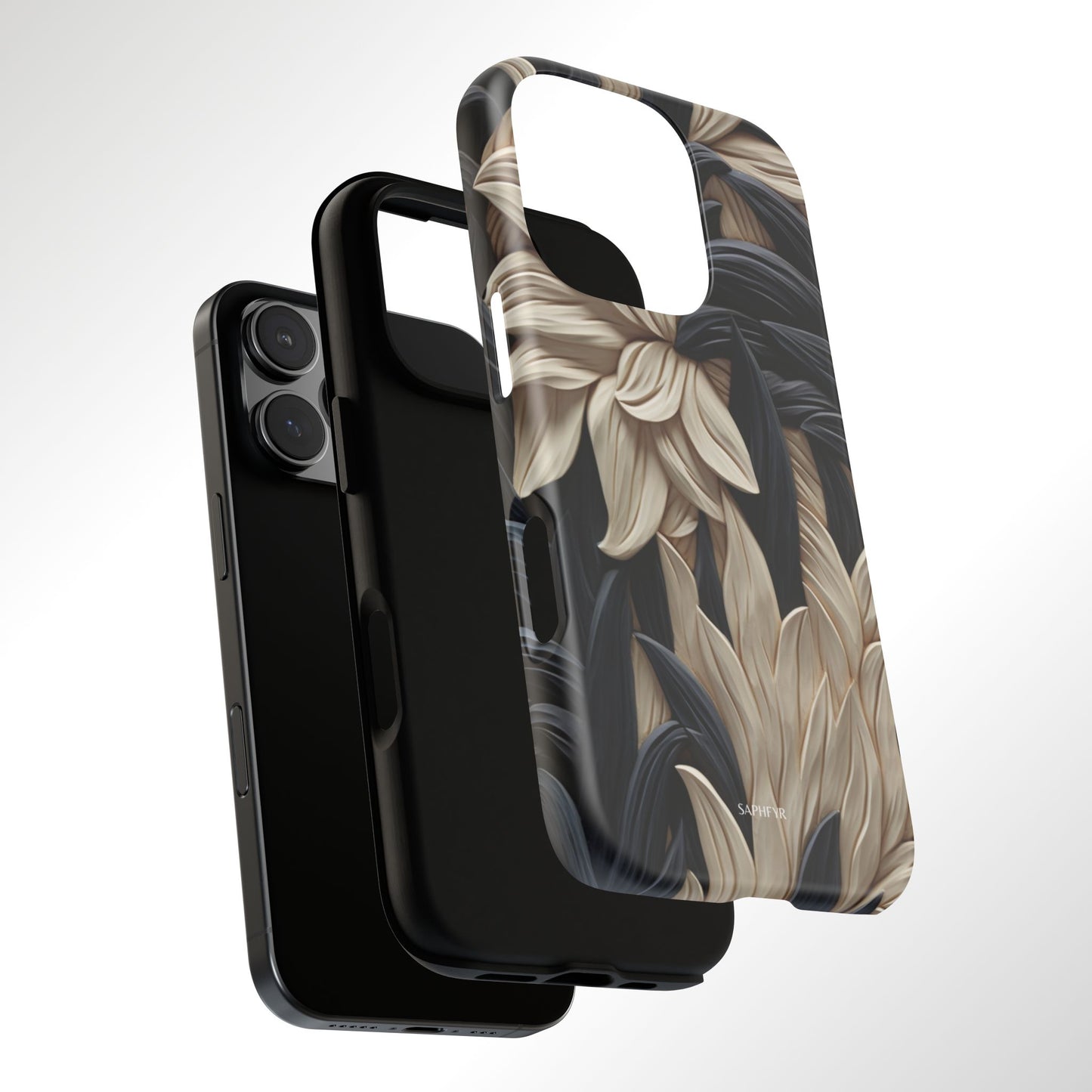 Wildflowers in Ebony - Matte