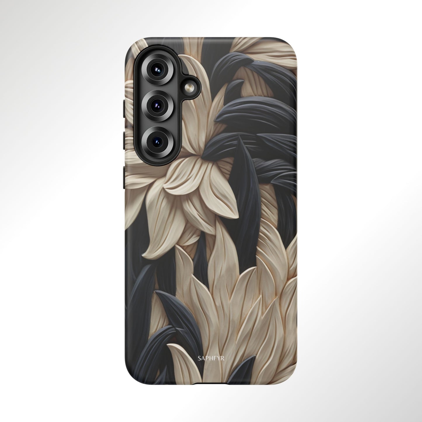 Wildflowers in Ebony - Matte