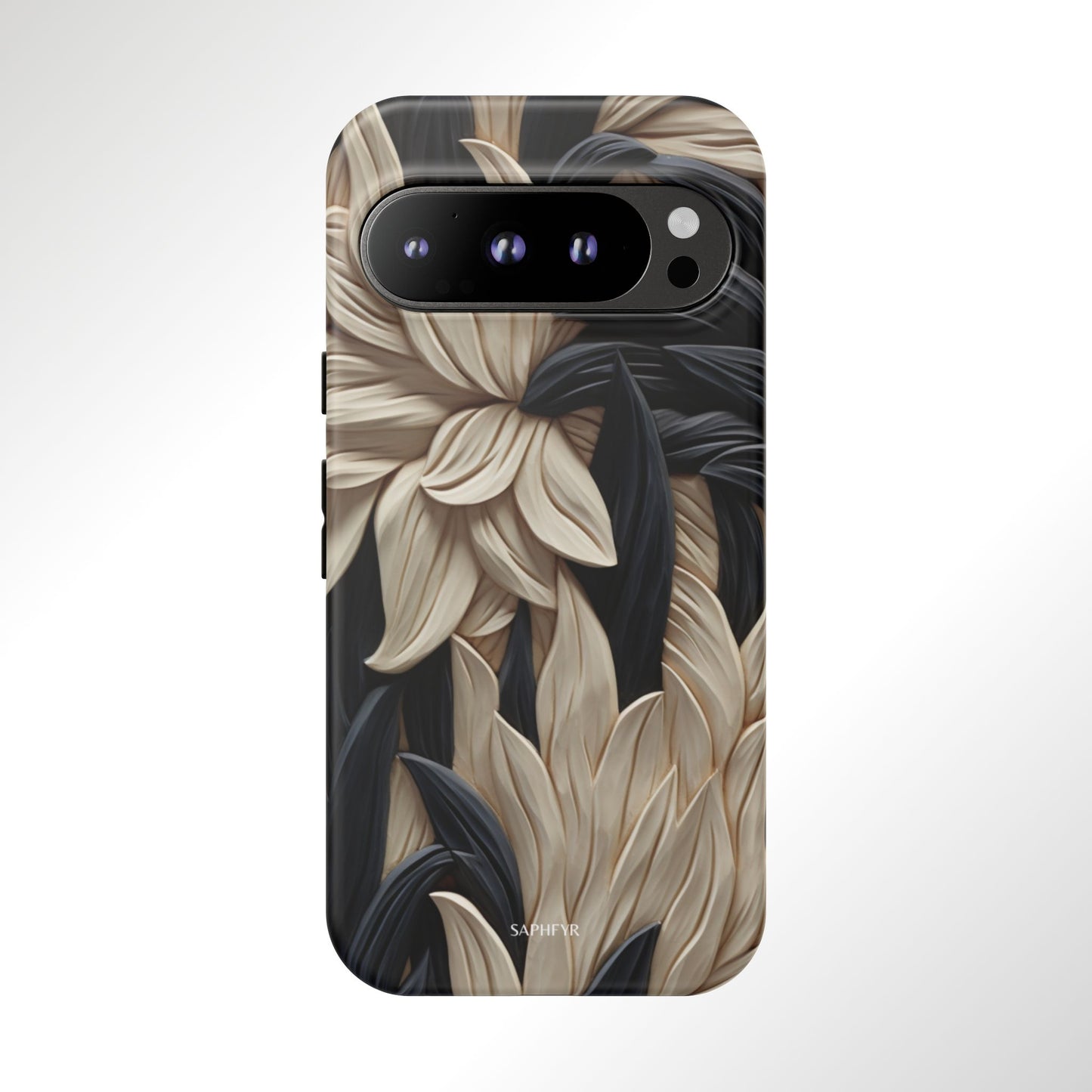 Wildflowers in Ebony - Matte