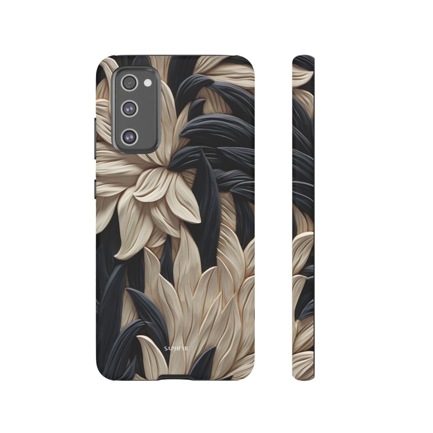 Wildflowers in Ebony - Matte