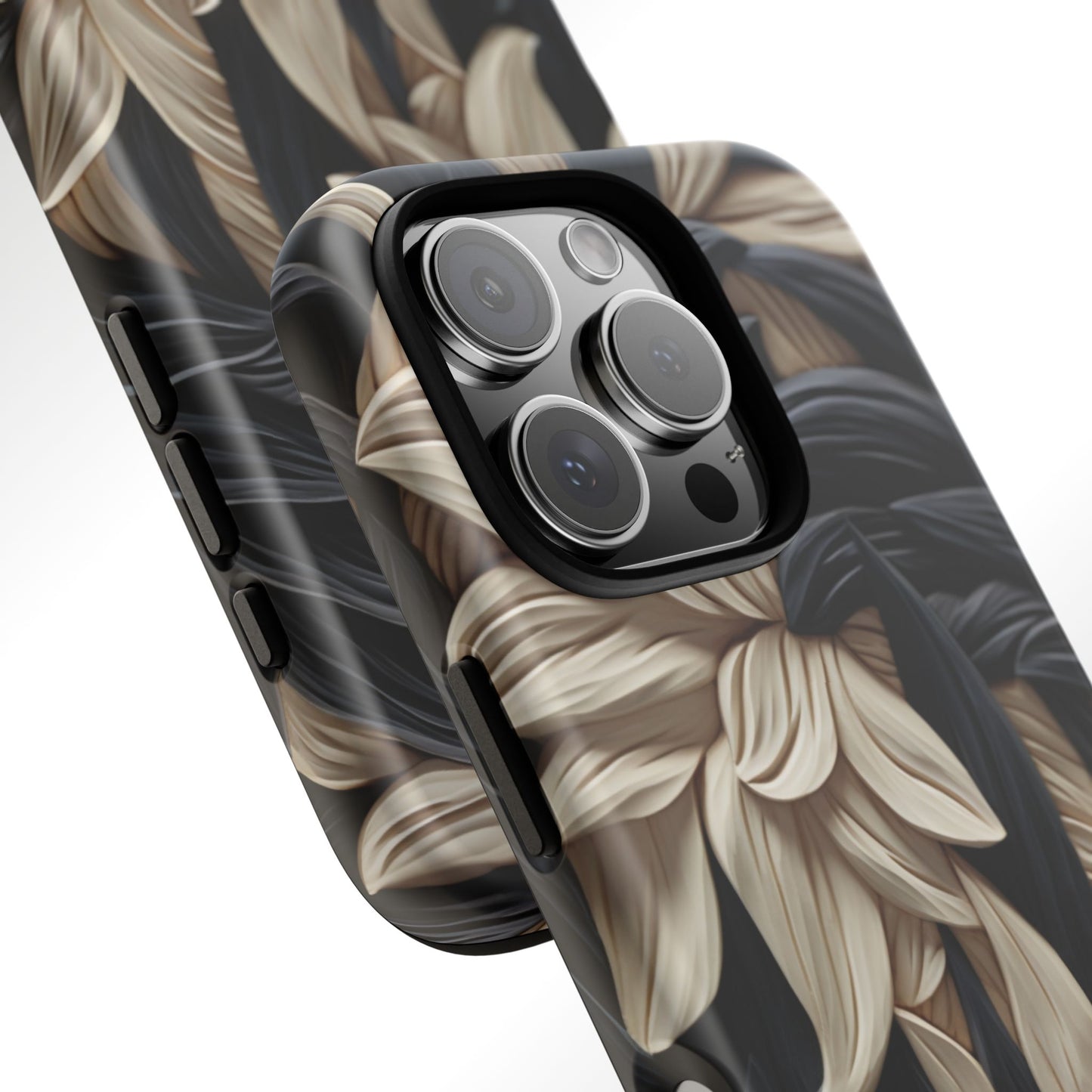 Wildflowers in Ebony - Matte