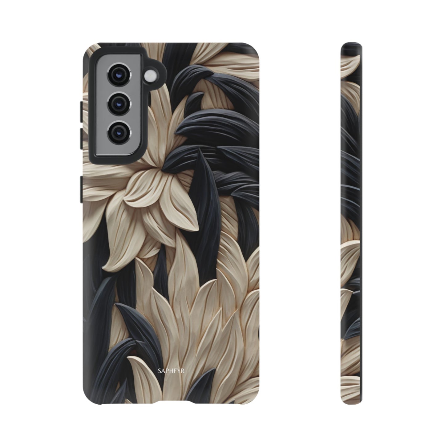 Wildflowers in Ebony - Matte