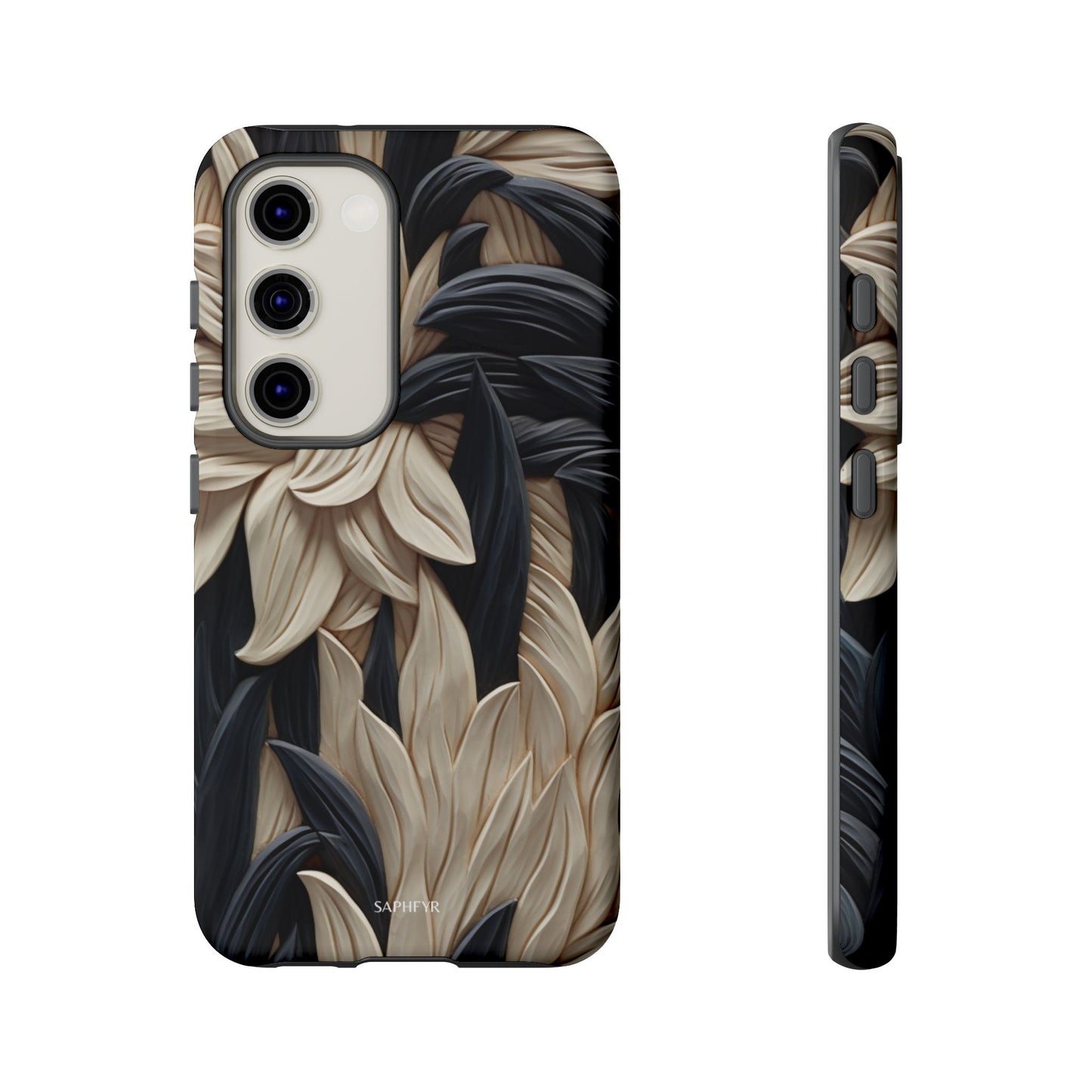 Wildflowers in Ebony - Matte