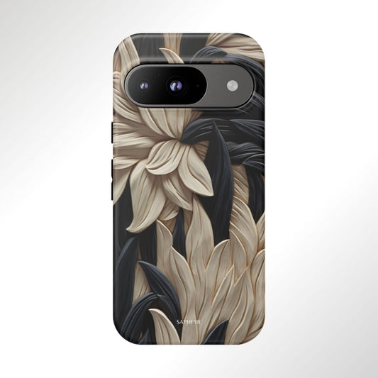 Wildflowers in Ebony - Matte