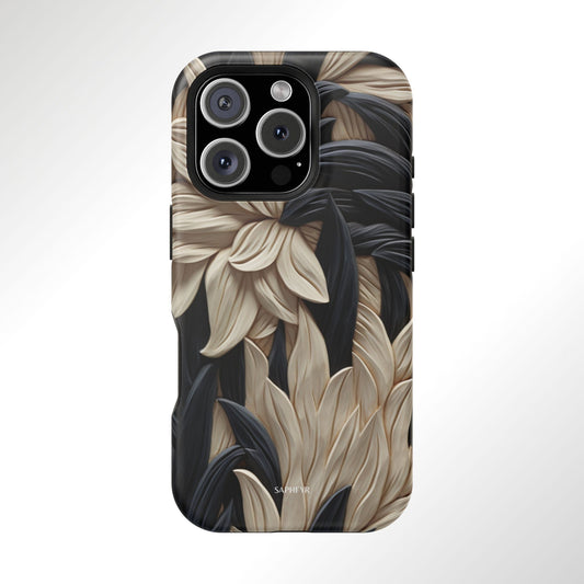 Wildflowers in Ebony - Matte- MagSafe
