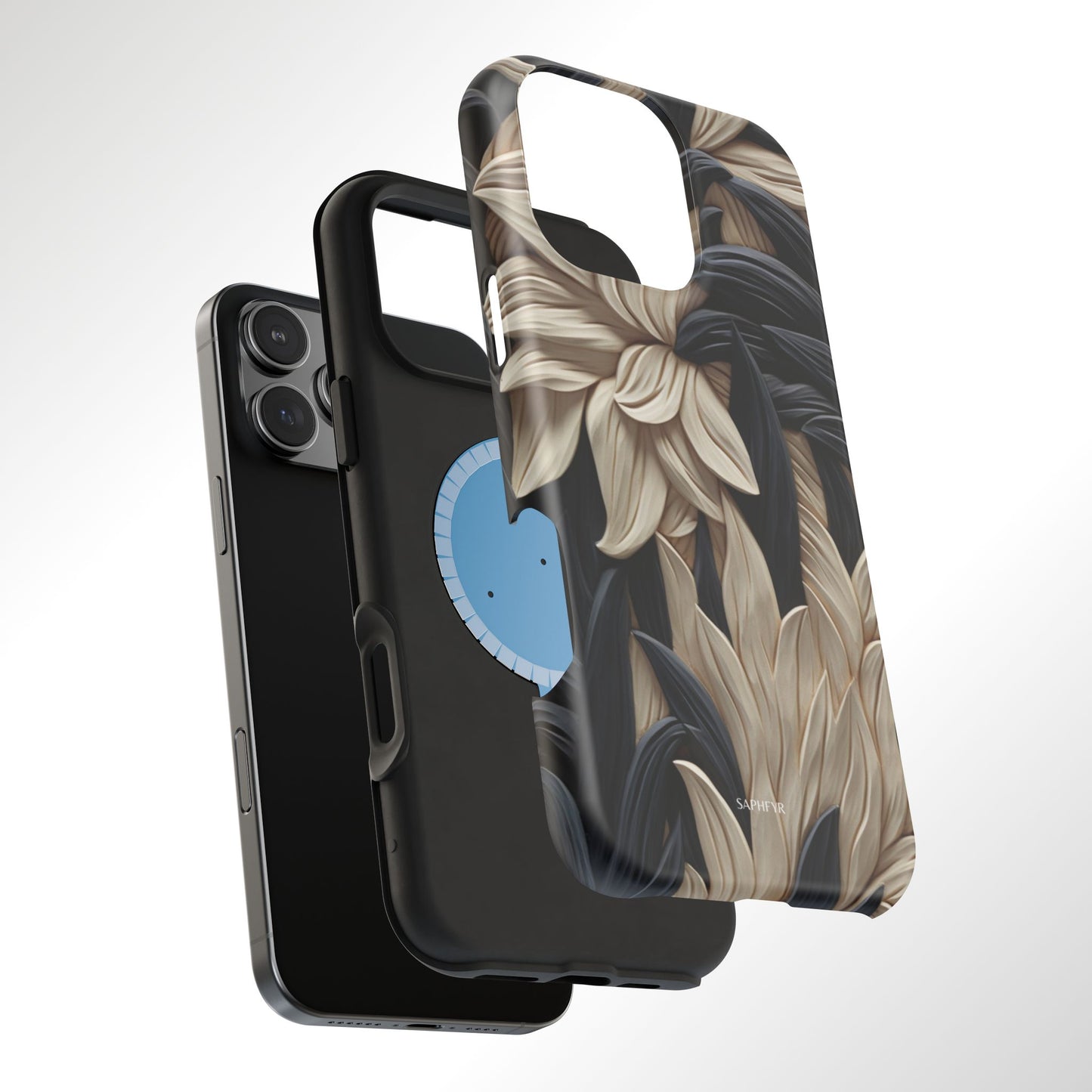 Wildflowers in Ebony - Matte- MagSafe