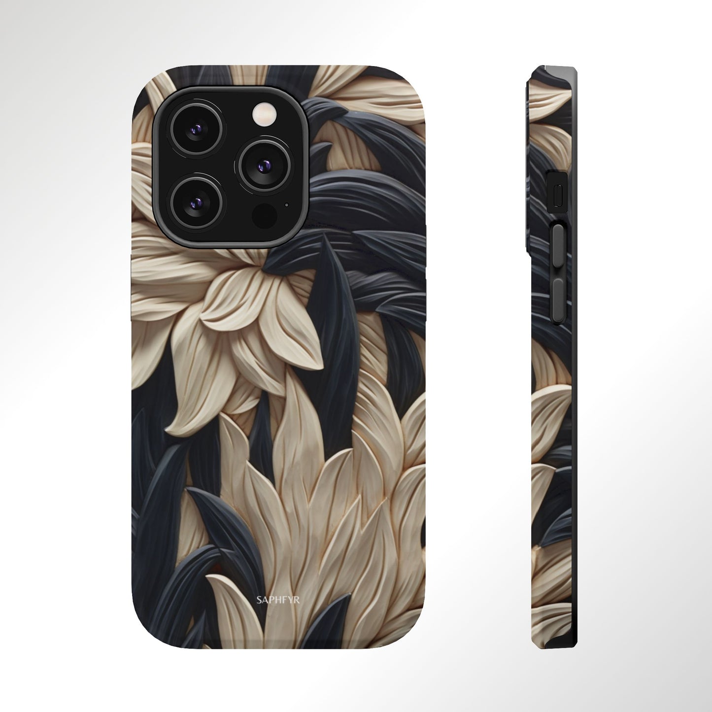Wildflowers in Ebony - Matte- MagSafe