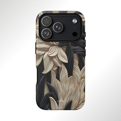 Wildflowers in Ebony - Matte