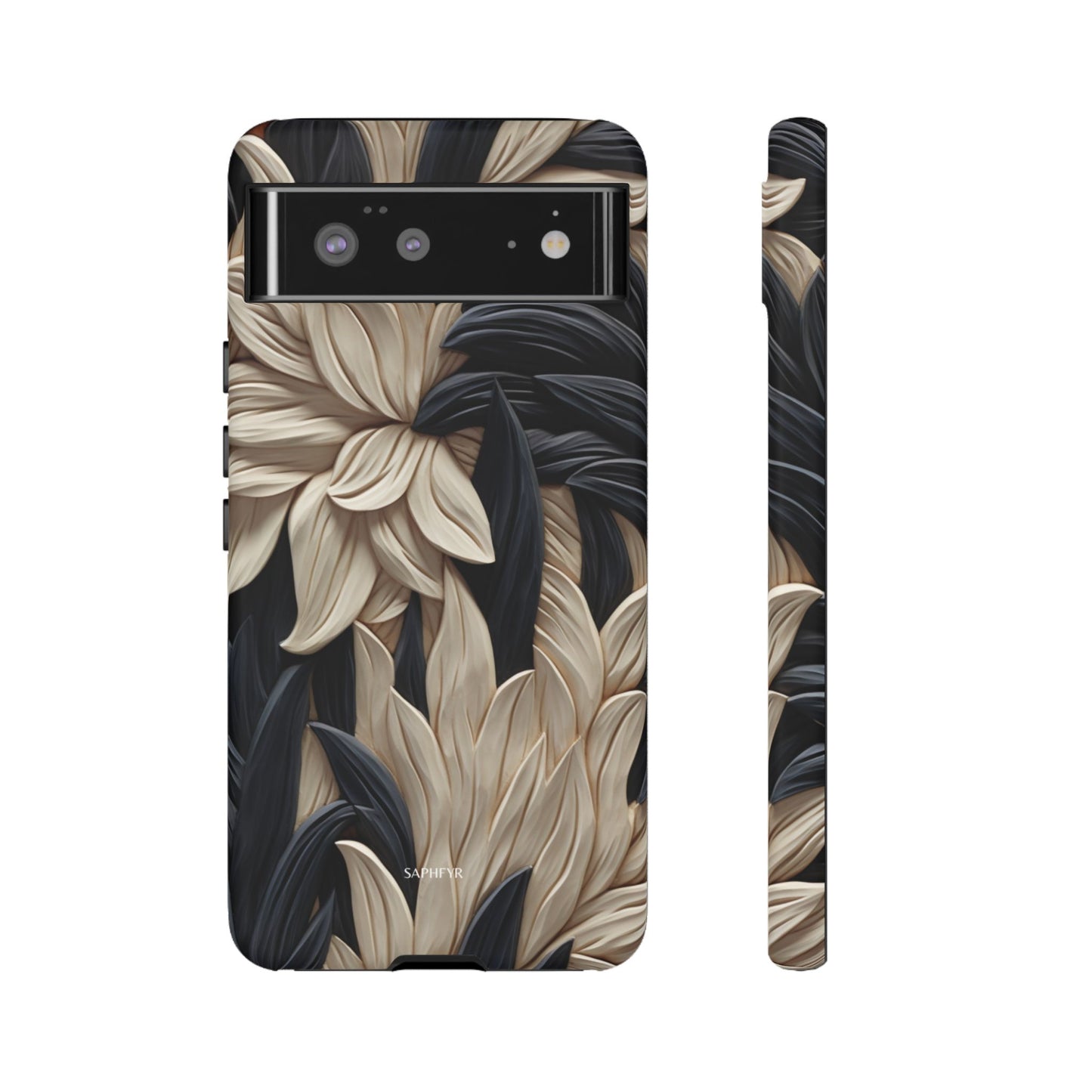 Wildflowers in Ebony - Matte