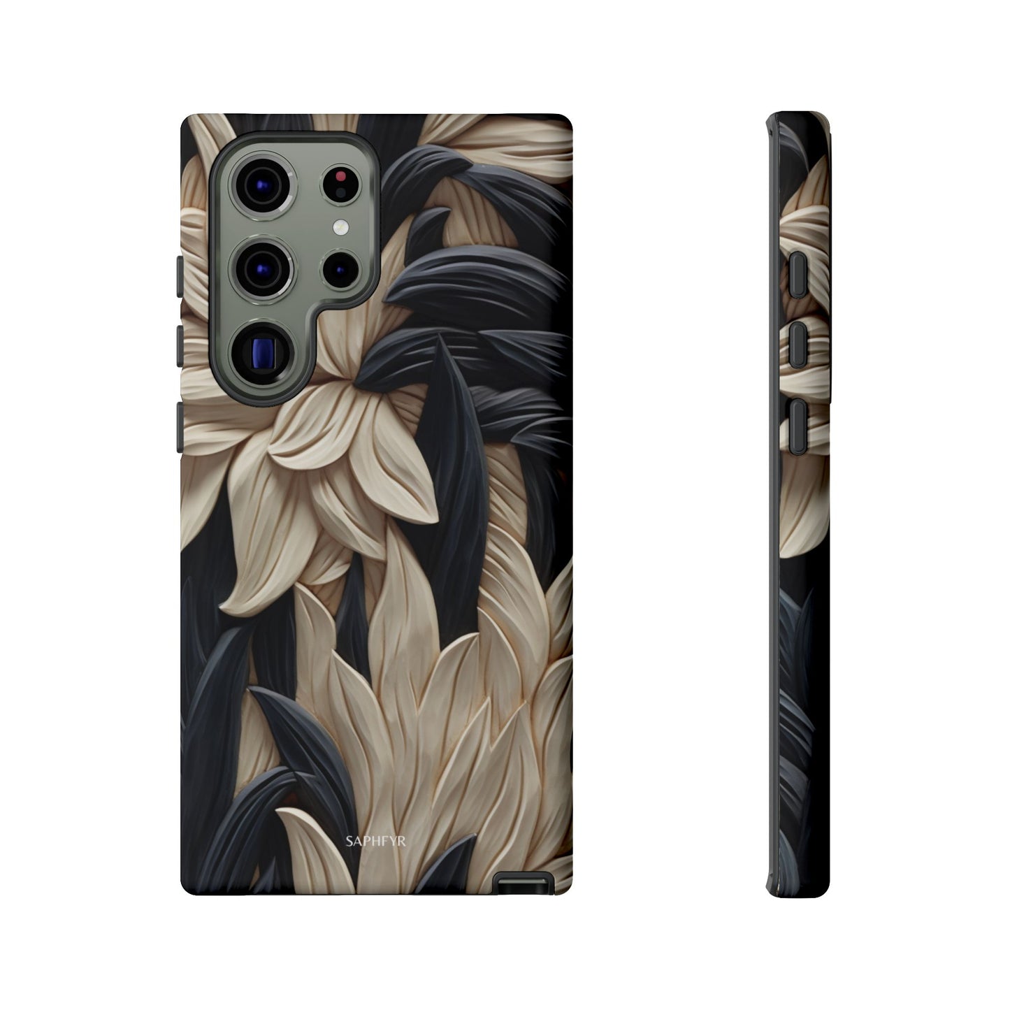 Wildflowers in Ebony - Matte
