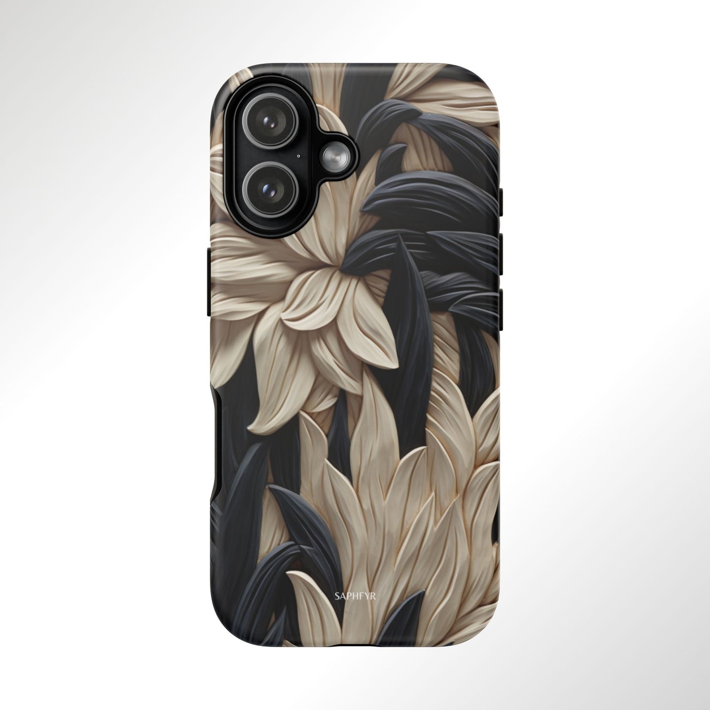 Wildflowers in Ebony - Matte