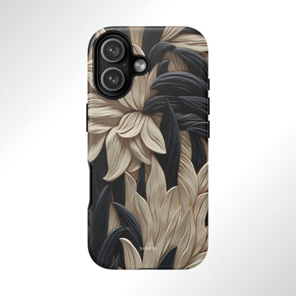 Wildflowers in Ebony - Matte