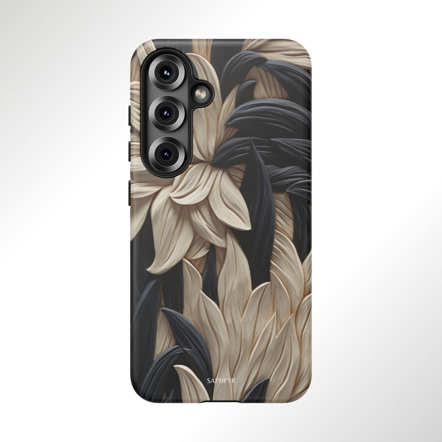 Wildflowers in Ebony - Matte