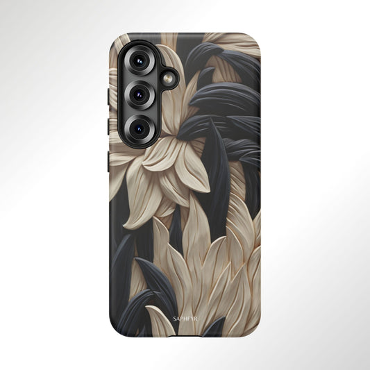 Wildflowers in Ebony - Matte